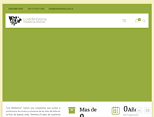 Tablet Screenshot of losmimbreros.com.ar